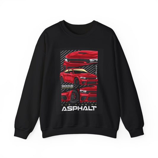 Carz Print Black Sweatshirt